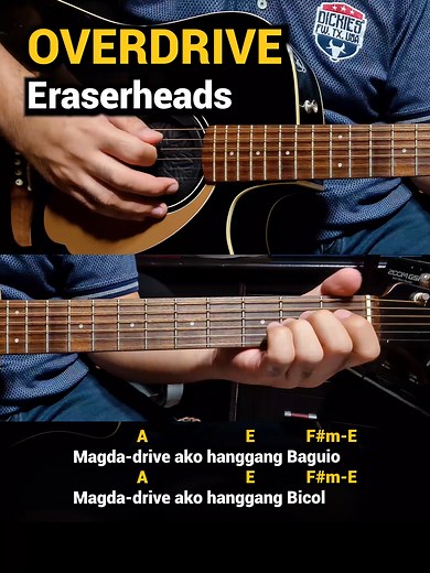 Overdrive - Eraserheads (1995) Easy Guitar Chords Tutorial with Lyrics #DocOTEPStudio #Guitar #GuitarTutorial #ChordsAndLyrics | Doc OTEP Studio