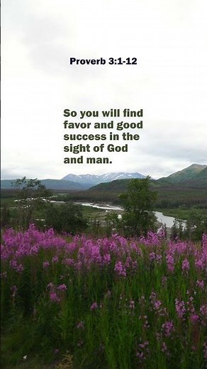 Proverb 3:1-12 #bible #christian #God #Jesus