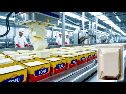 Inside a Modern Tofu Factory: From Soybeans to Silken Blocks