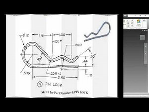 HOW TO DESIGN PIN LOCK USING AUTODESK INVENTOR