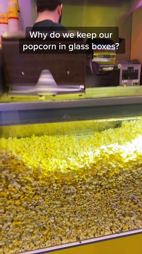 Why Do Movie Theaters Keep Popcorn in Glass Boxes?