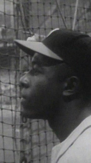 Hank Aaron, the baseball slugger who broke Babe Ruth’s home run record, was born February 5, 1934. #DidYouKnow he was nicknamed “Hammerin’ Hank?” | HISTORY