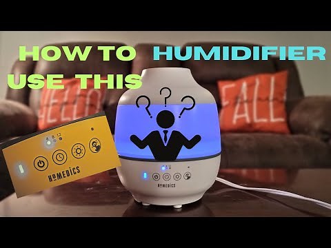 homedics Humidifier model UEH-cm18 how to use it | how to add water | how to put it toguether