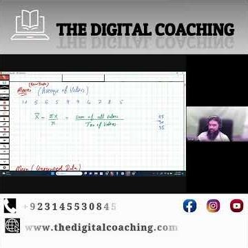 Statistics (Mean) | IGCSE & O Level Math || The Digital Coaching