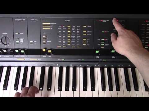 1984 Yamaha PS 6100 Digital Portable Keyboard & PCM Drum Machine