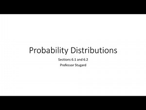 Statistics - Chapter 6