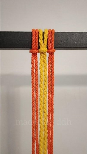 The Most Satisfying Macrame Pattern You’ll Learn in Minutes | Easy & Beautiful DIY Knot #shorts