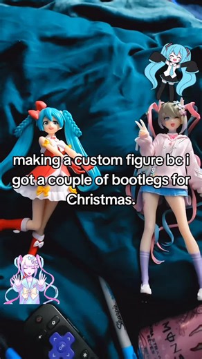 I've never customized a figure before so I hope this looks good #miku #kangel #figure #needystreameroverload #fyp
