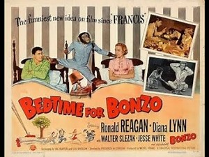 Ronald Reagan in Fred de Cordova's "Bedtime For Bonzo" (1951)
