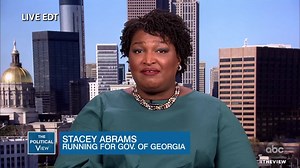 Democratic Georgia gubernatorial candidate Stacey Abrams says she believes AR-15-style rifles should be "prohibited from civilian use": "There is very little that can be done to protect vulnerable communities when the AR-15 is present." abcn.ws/2Jq6dla | The View