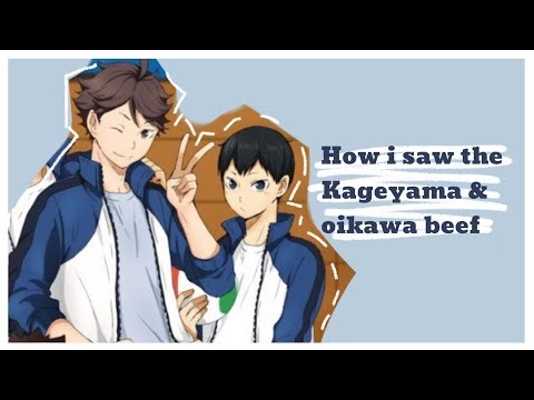 How i saw the kageyama & oikawa beef.../j | shitpost | haikyuu texts