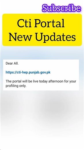 CTI portal updates #cti #ctiupdates #jobsupdatesbymaham