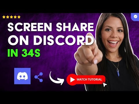 How to SHARE SCREEN on DISCORD MOBILE from IPHONE and ANDROID in 34 S