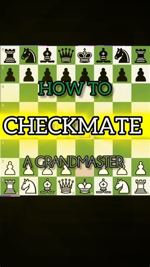 How to checkmate a grandmaster #chess #chessgame #grandmaster #checkmate
