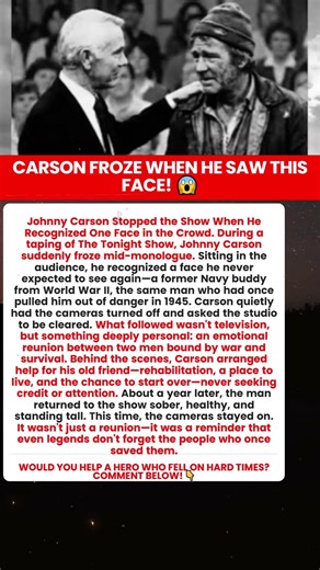 Johnny Carson Navy Buddy Reunion Story