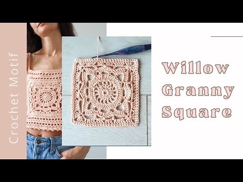 The Willow Granny Square 💮- lacy...fancy...fun!