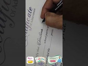 Writing Names in Simple Calligraphy ✨ Stylish Handwriting Practice