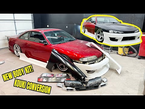 S14 Gets a HUGE makeover! | Kouki conversion + New body kit