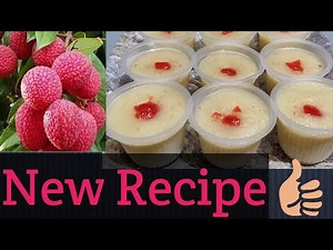 Litchi recipe|Litchi Jelly recipe|How to make litchi Jelly|Litchi Jelly Dessert|Litchi pudding|Jelly