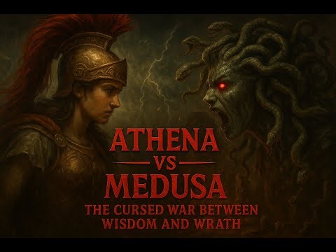 Athena vs Medusa – The Cursed War Between Wisdom and Wrath