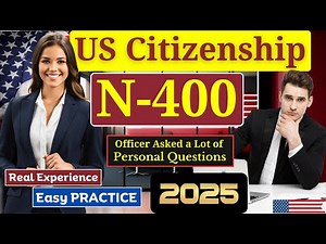 Real U.S. Citizenship Interview | N-400 Naturalization Test, Civics Test, English Reading & Writing