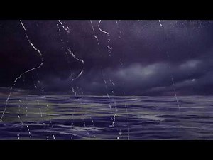 🎧 Rain On Window l SEA & Thunder gentle rain sounds for sleeping 10 hours(Rain ASMR)