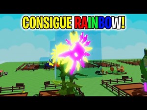 CONSIGUE TODAS TUS PLANTAS RAINBOW en GROW A GARDEN | HAZ CRECER TU JARDIN | ROBLOX