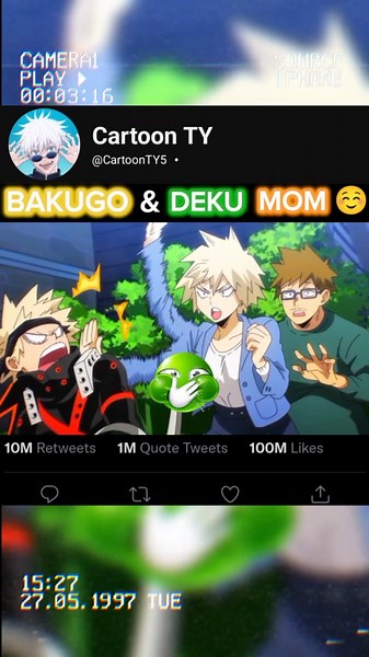 BAKUGO & DEKU MOM 🤣☺️ | #anime #myheroacademia #mha #mhaedit #shorts