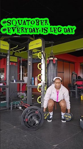 Squatober is a free squat-focused strength training program that takes place in