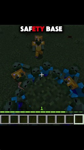 Minecraft Safety Base #trending #shorts #viral #minecraft