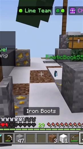 Trying to bulid a skywars trap in the big 26#hive #skywars #trapping #minecraft #bedrock #ez