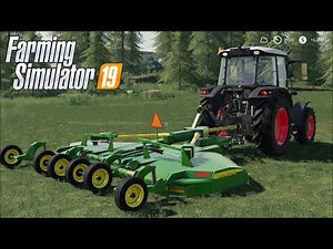 FS19 | John Deere Flex Wing Mower | No Grass Discharge!