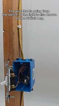 Basic Electrical Switch Wiring Singe Pole Switch Replacement