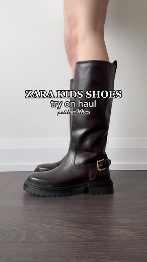 testing if zara kids shoes are petite girl friendly 🤠 #petitefashion #petitestyle #petiteshoes #zarahaul #zara #zarakids #petiteclothing #zarakidshaul #zarashoes