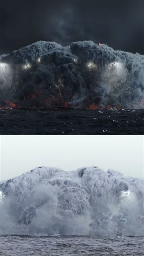 Houdini 21 | Pacific Rim Ocean Night Scene | Karma XPU render | 4K #pacificrim #VFX #gipsydanger