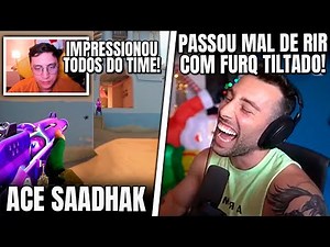 SAADHAK IMPRESSIONOU TODOS NA RANKED COM ACE! TCK PASSOU MAL DE RIR COM FURQ - VALORANT CLIPS