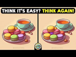 🐢🧩 Spot The Difference | Test Your Detective Skills 🧩🐢 | Quizonaut Turtle