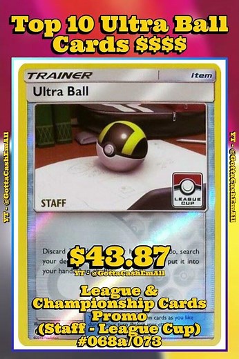 Top 10 RAREST & Most EXPENSIVE Ultra Ball Pokémon Cards EVER! (You Won’t Believe #1) #pokemon #top10