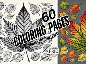 Autumn Leafs Coloring Book – 60 PAGES - Embrace the Beauty of Fall With Stunning Leaf Designs! Perfect Gift for All Ages. - Etsy UK