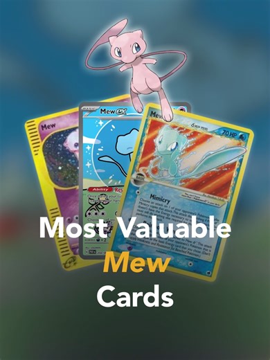 Top 20 Most Valuable Mew Cards as of February 2026