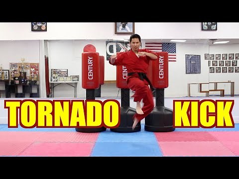 KARATE Lesson 9 - HOW TO DO A TORNADO KICK