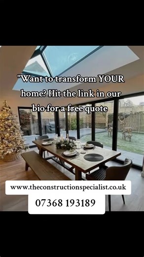 LOFT CONVERSION HERTFORDSHIRE www.theconstructionspecialist.co.uk 07368 193189 Maximise your home’s potential with our bespoke loft conversion and rear extension solutions. Our experienced team designs and builds high-quality, space-enhancing transformations tailored to your lifestyle, budget and property requirements. Whether you need an extra bedroom, home office, open-plan living area or more storage, we handle every step from initial design and planning permissions through to the final finis