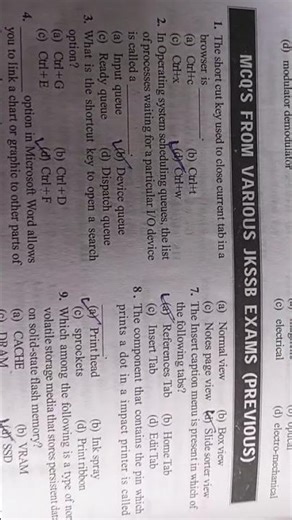 #jkssb #important #computer #