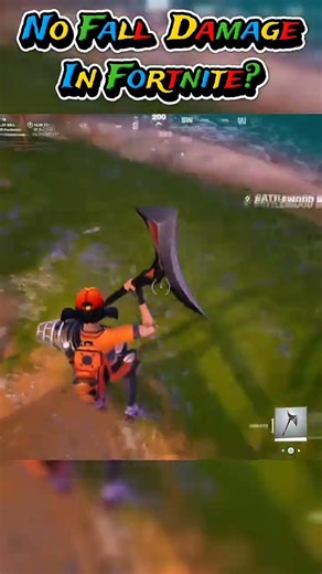 Epic removed fall damage... #fortnite #gaming #viral #battleroyale