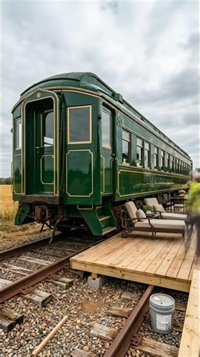Rusty Train Carriage to Luxury Tiny Home Transformation ✨