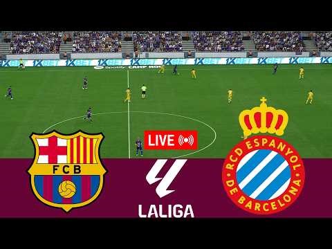 [LIVE] Barcelona vs Espanyol La Liga 25/26 Full Match - Video Game Simulation