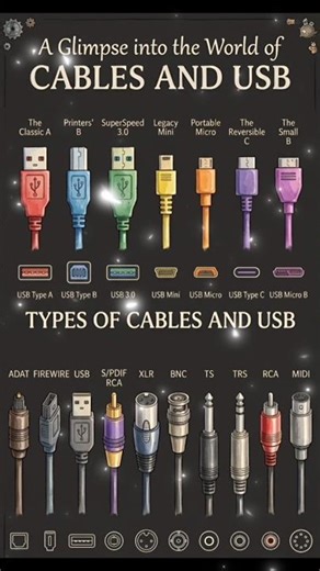 USB A vs C vs Micro ⚡ What’s the Difference? #shorts