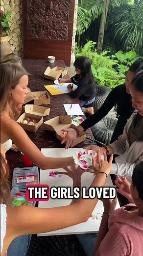 Opened our home to 32 kids from a local orphanage here in Bali and we threw a pool and pizza party.