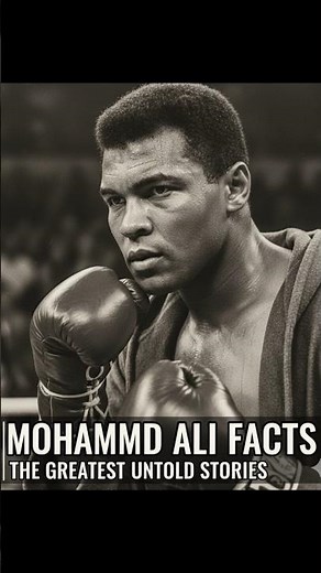 Muhammad Ali Facts That Will Blow Your Mind 🥊🔥 | The Greatest of All Time #shorts #facts