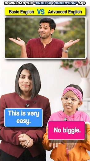 Speak Like a Native Speaker with Adi & Kanchan 😀 | Basic vs Advanced English | EC #shorts